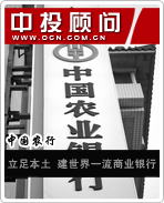 中國農行:立足本土 建世界一流商業銀行
